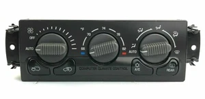 99-02 CHEVROLET TAHOE YUKON SILVERADO TRUCK CLIAMTE CONTROL TEMP A/C HEATER DASH - Picture 1 of 3
