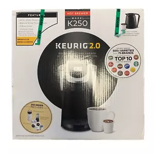Keurig 2.0 K250 Coffee Maker, Single Serve K-Cup Pod, Black - New in Box! - Picture 1 of 4