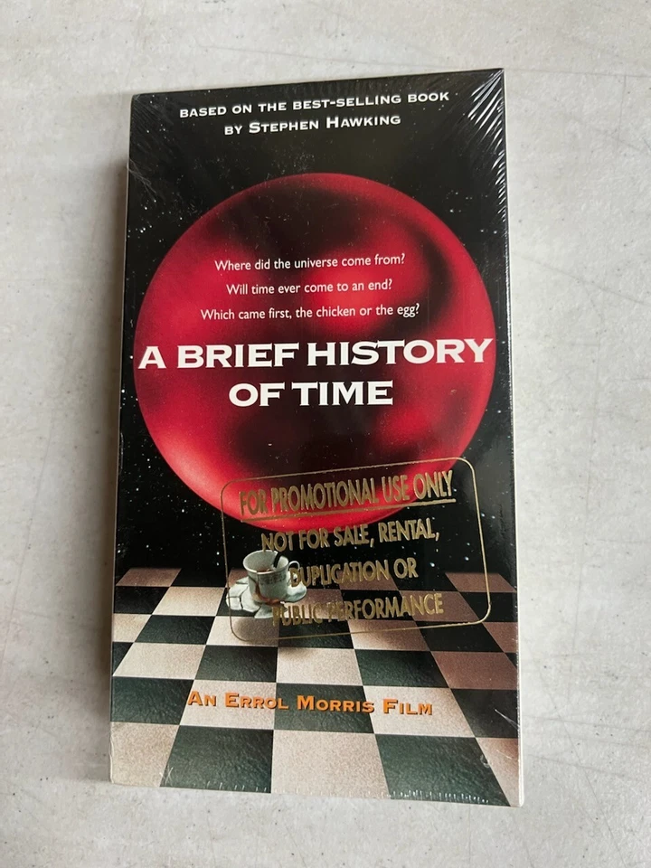 A Brief History Of Time Documentary (VHS 1991 ) BRAND NEW SCREENER - Image 1 of 1