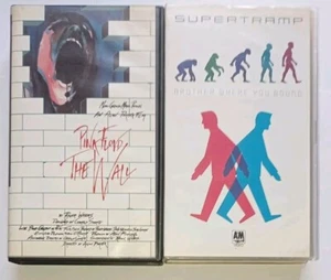 Vhs Supertramp Brother Where You Bound 1985 + Pink Floyd The Wall 1982 Musicale - Foto 1 di 6