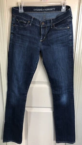 Citizens of Humanity Ave Womens Size 28 Low Rise Straight Leg Denim Blue Jeans￼ - Picture 1 of 6