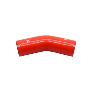 Pipercross Performance Silicone Hose Red 45 Degree Angle Pipe Line FCL04044 - Picture 1 of 6