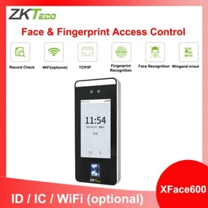 Máquina de asistencia de tiempo de huellas dactilares de reconocimiento facial ZKTeco XFace600 5 pulgadas - Imagen 1 de 19