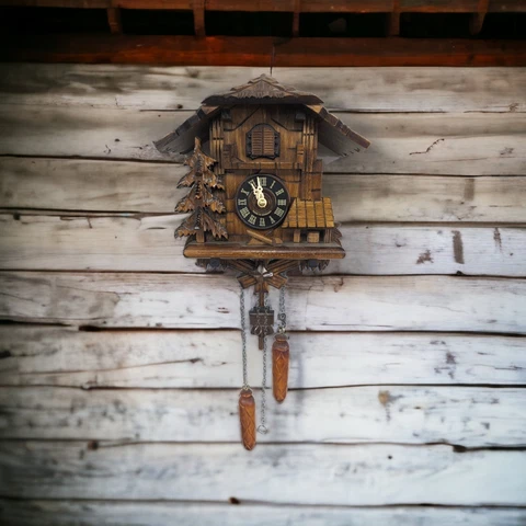 Engstler Battery-operated Cuckoo Clock — Model 437QM Full-Sized Cover