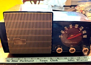 Vtg 195os GE General Electric Musaphonic AM Vacuum Tube Radio Model #431 Works! - Picture 1 of 3