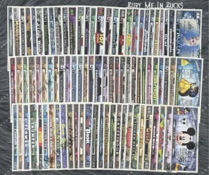 100+ Disney Parody Dollars Mickey & Minnie Mouse Star Wars Elsa Complete Set Lot - Picture 1 of 15