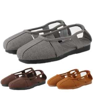 Buddhist Monk Shaolin Kung Fu Tai Chi Shoes Martial Arts Wushu Sneaker Comfort - Picture 1 of 15