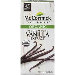 McCormick Gourmet Organic Premium Pure Vanilla Extract 2 FL OZ (2 PACK) - Picture 1 of 1