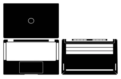 Carbon Vinyl Sticker Skin Cover for Dell latitude 7340 13.3" Laptop Decals Guard - Image 1 of 4