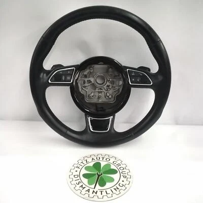 Audi A6 2017 volante de cuero negro con paletas OEM Foto 1 de 4