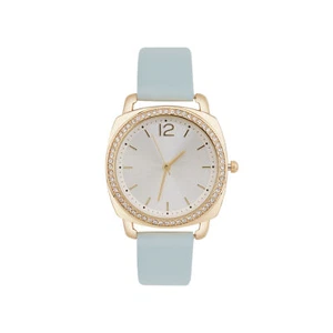 Jessica Carlyle Ladies Silver/Mint Plain Watch Analog - Picture 1 of 3
