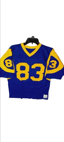 Vintage Los Angeles Rams Pro Action Medalist Sand-Knit Jersey Size Lrg COWEN #83 Cover