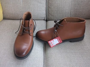 Clarks Men’s Un Tailor Mid Tan Brown Leather Ankle Boot UK 7.5 EU. 41.5. NEW. - Picture 1 of 6