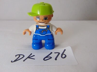Lego Duplo 10580 Deluxe Replacement Part Only Blue Guy With Green Hat - Image 1 of 4