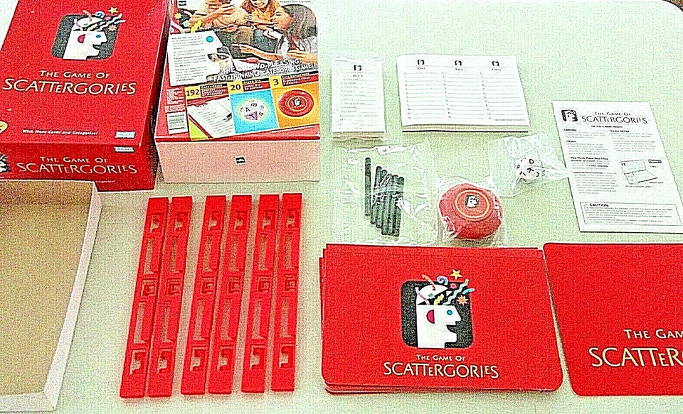 NEW In Open Box Vintage 2001 THE GAME OF SCATTERGORIES Family Board Game - Image 1 of 4