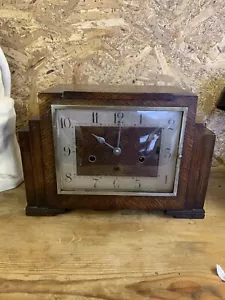 More details for german art deco c1930’s haller westminster mantle clock