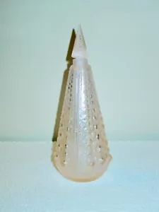 in Box signiert Lalique France Perlen Kristall Parfüm Flasche rosa-braun 7 Zoll - Bild 1 von 6