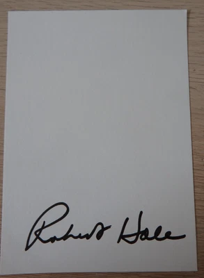 Handschriftliches Autogramm US-amerikanischer Opernsänger Robert Hale (123410) - Bild 1 von 2