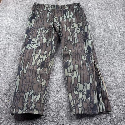 Vintage Columbia Hunting Pants Mens Large Camo Drawstring Thintech Waterproof - Image 1 of 4