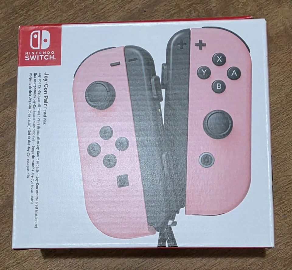 Official Joy-Con Pair - Pastel Pink - For Nintendo Switch - BRAND NEW SEALED 🔥  - Image 1 of 4