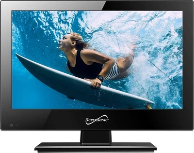 Supersonic SC-1311  13-Inch 720p LED TV HDTV HDMI  60Hz  Dual Tuner AC/DC SC1311 - Image 1 of 4