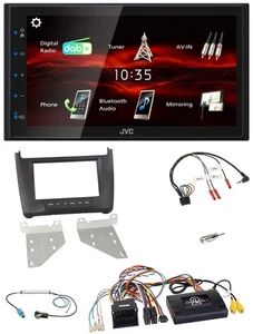 JVC USB Bluetooth Lenkrad DAB 2DIN Autoradio für VW Polo 6C 6R 14-17 schwarz - Bild 1 von 11