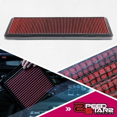 RED DURABLE DROP-IN AIR FILTER REPLACE FOR 1978-1995 PORSCHE 928 4.5/4.7/5.0/5.4 — 第 1/4 张图片