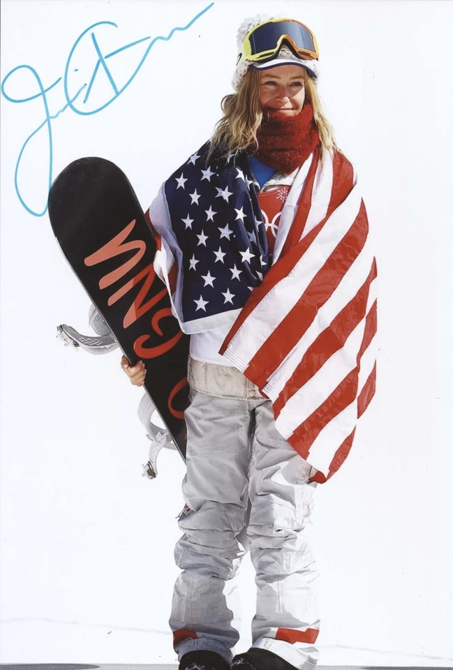 Jamie Anderson original signiertes Foto 20 x 30 cm HAMMERMOTIV - Bild 1 von 1