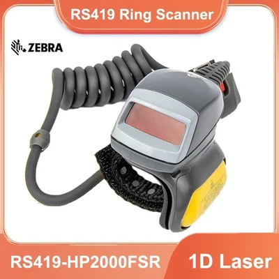 RS419 Symbol RS419-HP2000FSR 1D Laser Corded Ring Scanner For WT4090 & WT41N0 - Image 1 of 4