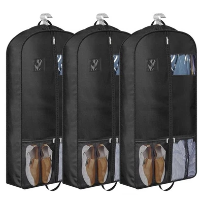 3X Kleidersack Kleiderhülle Kleider Hülle PROFI Schutzhülle Kleiderschutz Set DE - Bild 1 von 4