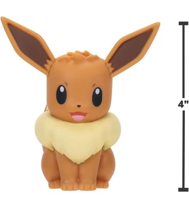 NUEVO Jazwares PKW4427 Pokemon Select Serie 2 EEVEE Figura Vinilo 4 pulgadas Alto 4" Foto 1 de 3