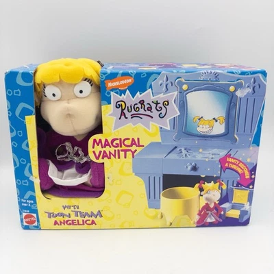 De colección 1998 Mattel Nickelodeon Rugrats Toon Team Angelica Magical Vanity NUEVO Foto 1 de 4