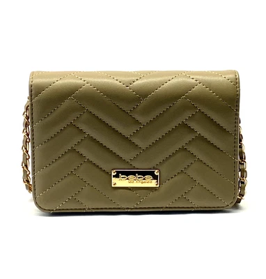 Bolso bandolera para mujer BEBE Los Angeles Sophia bandolera correa de cadena dorada tostado Foto 1 de 4