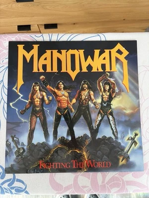 Manowar - Fighting The World Vinyl 1987 - Bild 1 von 4