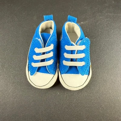 Converse Chuck Taylor All Star Blue Baby Crib Shoes Size 1 - Image 1 of 4
