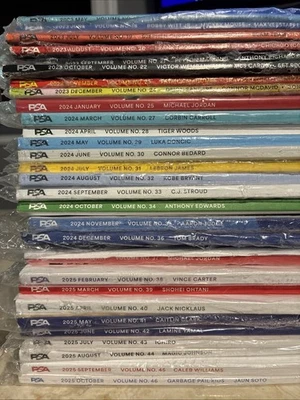 PSA magazines Michael Jordan(2), Wemby, Judge, Mahomes, Caitlin Clark,, Shohei… - Image 1 of 4