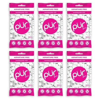 Masticación PUR 100 % xilitol, granada sin azúcar menta, azúcar + aspartamo + gl... Foto 1 de 2