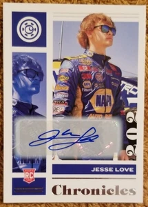 JESSE LOVE - CHRONICLES - AUTOGRAPH - ROOKIE CARD - 2025 XFINITY CHAMPION - Picture 1 of 2
