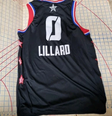 Damian Lillard All Star Jersey #0 Size 52 Swingman 2019 Charlotte NBA XL XXL  - Image 1 of 4