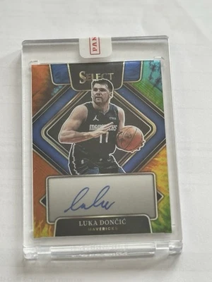 LUKA DONCIC SELECT TIE-DYE 密封亲笔签名 PHATPACK CHASE...追逐这个 LUKA 签名 🔥 — 第 1/4 张图片
