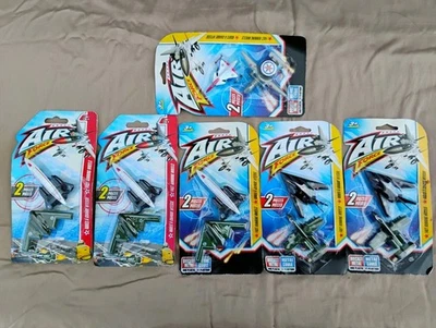 Air Force 2 Pack Diecast Metal Airplanes Fighter Planes Lot Of 6 Blister Packs - Image 1 of 4