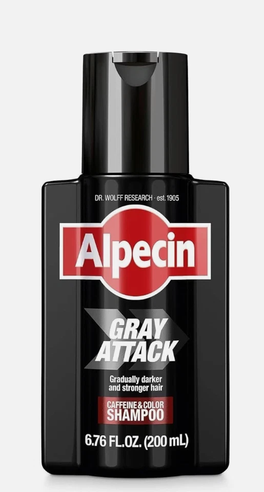Champú de cafeína y color Alpecin Gray Attack para hombres 6,76 fl oz | gradualmente oscuro Foto 1 de 1