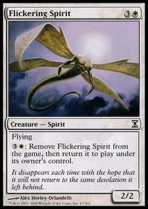 Flickering Spirit - Time Spiral #17/301 MTG Magic The Gathering - Picture 1 of 1