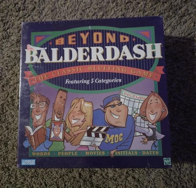 Hasbro 'Beyond Balderdash' The Classic Bluffing Game Parker Brothers 1996 Sealed - Image 1 of 2