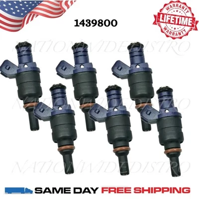 6x Inyectores de combustible Siemens OEM para BMW Z3 2001-2002 3,0 L I6 1439800 Foto 1 de 4
