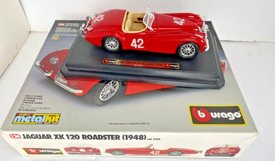 BURAGO 5502 JAGUAR XK120 ROADSTER (1948) литой металлический набор полностью построен 1/24 - Изображение 1 из 4