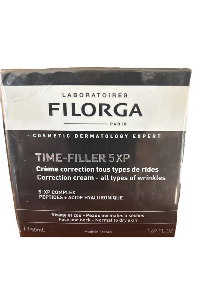 Crema correctora facial Filorga Time Filler 5 XP todo tipo de arrugas 1,69 oz - nueva en caja Foto 1 de 2