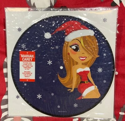 Mariah Carey - All I Want for Christmas Is You. Vinyl 10" Picture Disc SEALED - Image 1 of 2