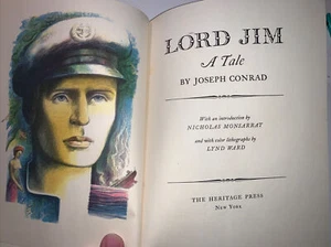 LORD JIM by JOSEPH CONRAD HERITAGE PRESS ~ 1959 Hardcover w/ Slipcase - Picture 1 of 4