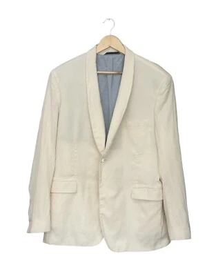 Blazer masculino Gant jaqueta esportiva lã pura ajuste sob medida inteligente casual tamanho 46R - Imagem 1 de 4